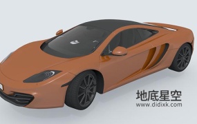 3D模型-2011款迈凯轮赛车C4D模型