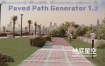 Blender插件-20组三维道路生长器 Paved Path Generator V1.3