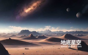 广阔的科幻太空殖民地图