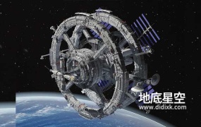 3D模型-高精度宇宙空间站模型