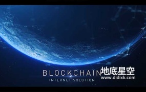 AE模板-数字网络未来派地球电影片头