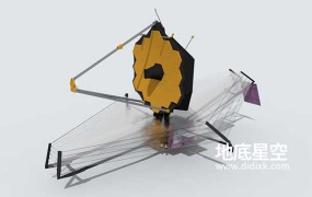 3D模型-太空卫星设备JWST-2016 C4D模型
