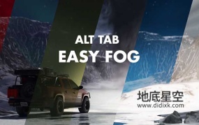 Blender插件-三维体积雾生成器 Alt Tab Easy Fog v1.0.0
