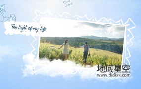 AE模板-情侣婚礼照片展示动画
