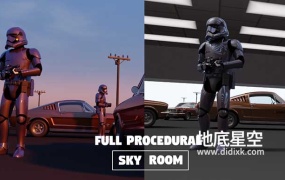 Blender插件-HDR天空场景环境 Procedural HDR Lighting V2.1.2
