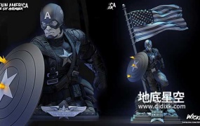 3D模型-美国队长半身像-3D打印模型