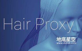 Blender插件-头发发型生成器 Hair Proxy V1.3