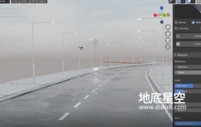 Blender插件-三维城市道路系统生成器 City Road Builder V2.1