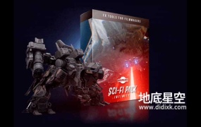 视频素材-624个4K科幻史诗机器人机甲宇宙飞船激光火花特效合成