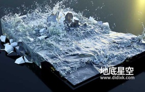Blender插件-水花液体流体模拟工具插件 FLIP Fluids v1.8.0+预设
