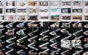 3D模型-商场商店装饰品展厅