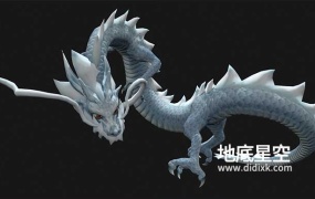 3D模型-C4D中国龙模型