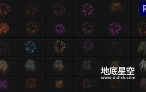 PR模板-30组节日烟花爆炸动画