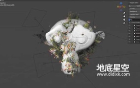Blender插件-三维模型植物花朵散布生成器 Vegeta v1.0.0