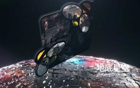 AE模板-科幻标志logo动画