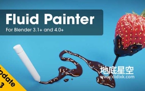 Blender插件-Fluid Painter v1.3.18 轻松绘制流体工具