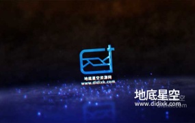 AE模板-震撼大气的能量描边Logo动画