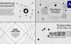 AE模板-创意图形动画片头动画