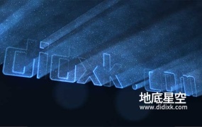 AE模板-光线光辉灰尘粒子标志logo展示动画