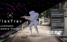 Blender插件-摄像机跟踪反求插件 Flaxtrax V1.7.0 – Automated Camera Tracking