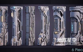 3D模型-科技感立柱模型