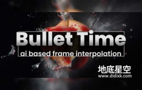 AE插件-人工智能子弹时间插帧流畅慢动作特效 Bullet Time v1.2.1 Win+使用教程