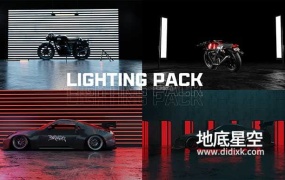 Blender室内摄影棚灯光工程文件 Lighting Studio Pack 3D Blender File