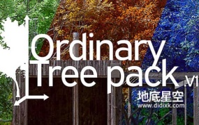 Blender预设-树木植物资产预设 Ordinary Tree Pack