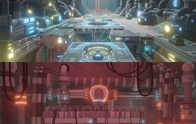 3D模型-Blender科幻基地资产 Scifi Station Vol.2
