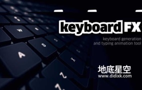 AE脚本-实体键盘操作界面打字输入动画 keyboardFX v1.5