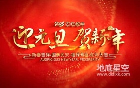 AE模板-蛇年元旦倒计时片头动画
