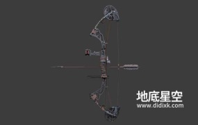 3D模型-游戏中的复合弓