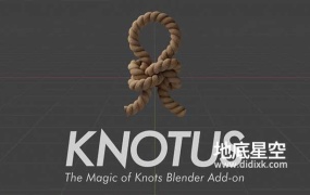 Blender插件-绳子打结绳结插件 Knotus v1.1.0