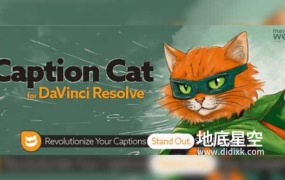 达芬奇插件-视频对白字幕动画 Caption Cat V1.0.000 for DaVinci Resolve
