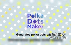AE脚本-圆点图形矩阵排列效果MG动画 Polka Dots Maker v2.1+使用教程