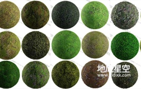 贴图素材-30组草地草坪纹理贴图