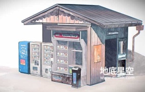 Blender插件-中国风水墨水彩画风格特效 Watercolor Renderer v2.5.1