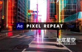 AE插件-中文汉化版像素重复循环动画视觉特效 Pixel Repeat v1.0 Win
