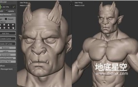 Blender插件-三维模型雕刻建模 SpeedSculpt V0.3.0