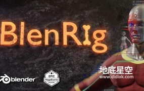 Blender插件-三维立体人物角色绑定工具 BlenRig 6 V4.1.0