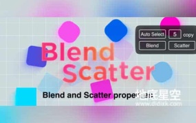 AE脚本-图层混合和分散属性工具 Blend Scatter v1.6+使用教程