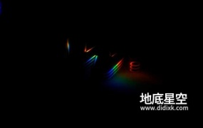 AE模板-黑暗中光效显现的logo标志开场动画