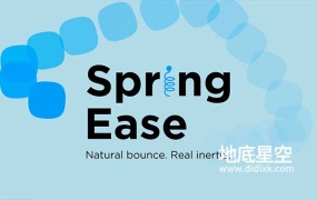 AE脚本-物理动力学惯性弹跳动画效果 Spring Ease v1.0 含使用教程