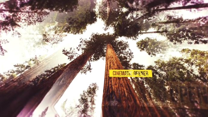 AE模板视差电影开场图片视频照片相册动画