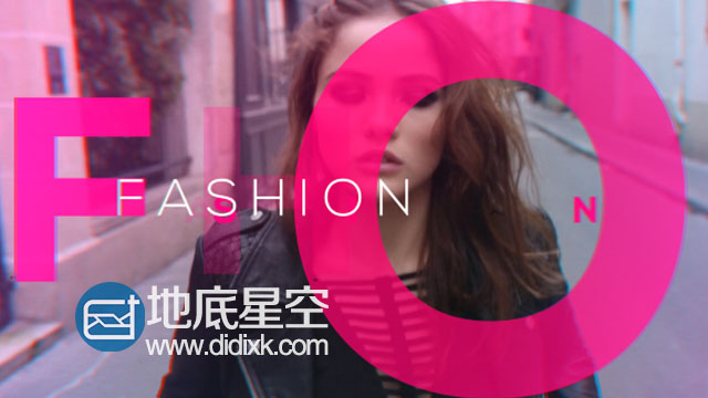 AE模板时尚干净广告动感毛刺企业宣传片效果