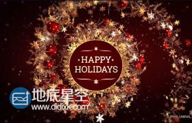 AE教程：使用 Stardust 粒子插件制作圣诞节特效动画