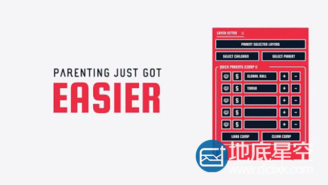 AE脚本：快速图层父子链接Aescripts Layer Sitter v1.2 + 视频教程