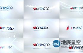 AE模板-光效简约明亮LOGO展示动画 Logo Openers