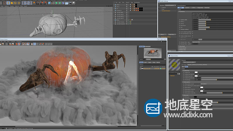 C4D插件-阿诺德Arnold渲染器插件 SolidAngle C4DtoA 4.0.0.1