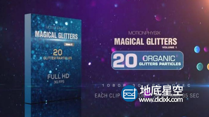 视频素材-20组唯美奢华闪烁闪耀粒子叠加合成免费下载